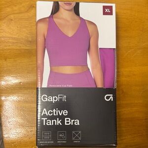 NWT GapFit Purple Active Tank Bra XL